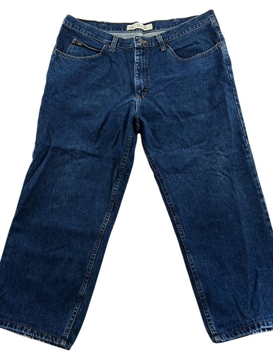 Lee Mens Jeans 38x32 Relaxed Fit Blue Denim Classic Casual Straight Leg Cotton - Picture 1 of 14
